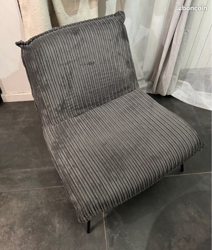 Fauteuil Gris Maison du Monde (image 2)
