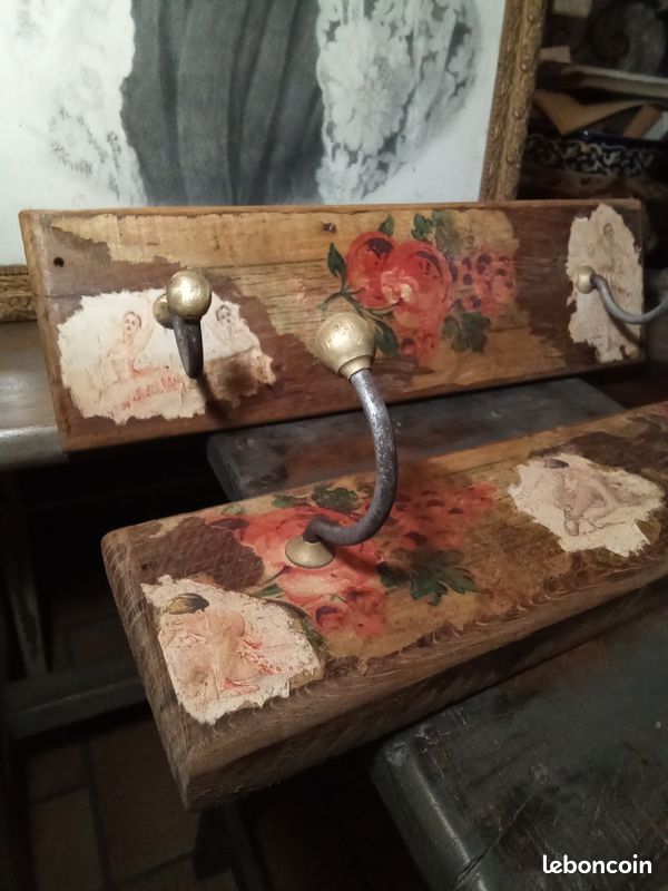 Lot de 2 porte manteaux anciens (image 5)