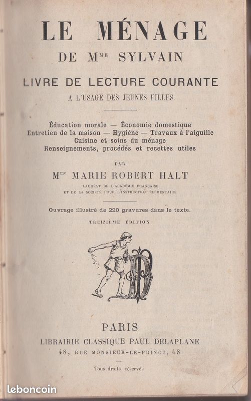 Le MENAGE de Mme SYLVAIN - MR . HALT - 1904 (image 2)
