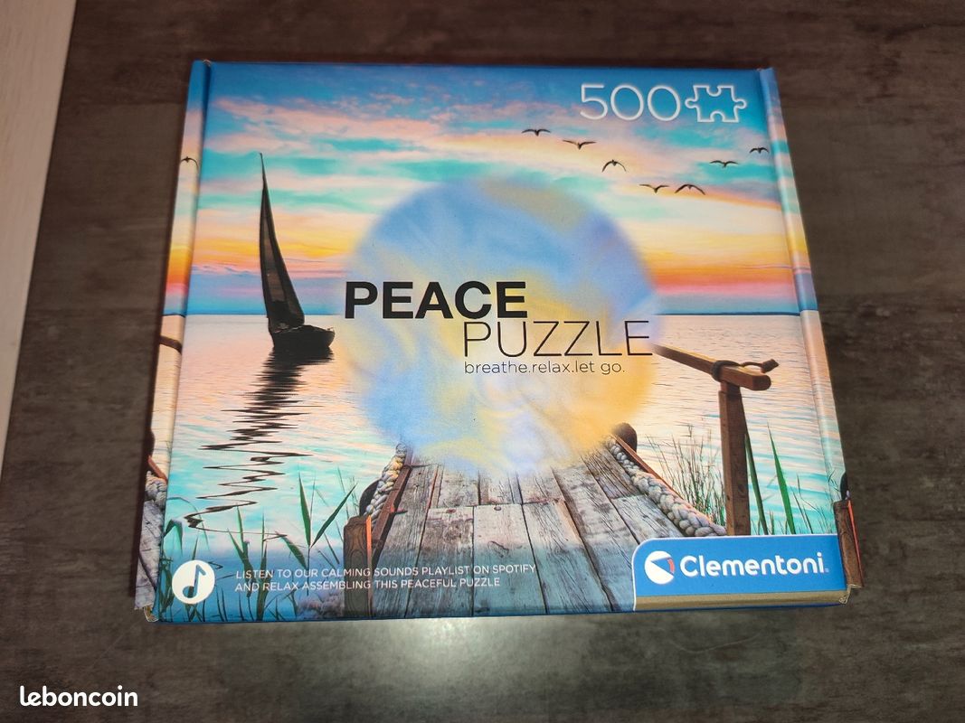 Puzzle 500 pièces CLEMENTONI Peaceful Wind (image 1)