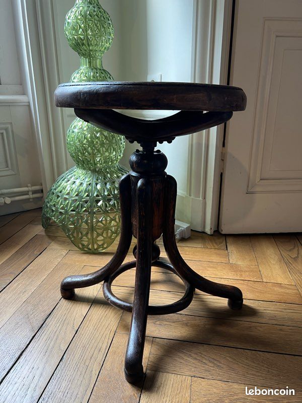Tabouret de piano ancien (image 1)