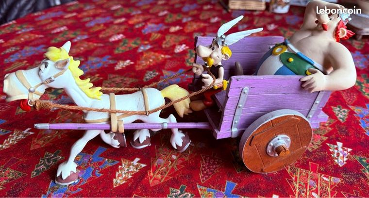 Scène plastoy Astérix Voyage En Charette Edition Atlas État Neuf