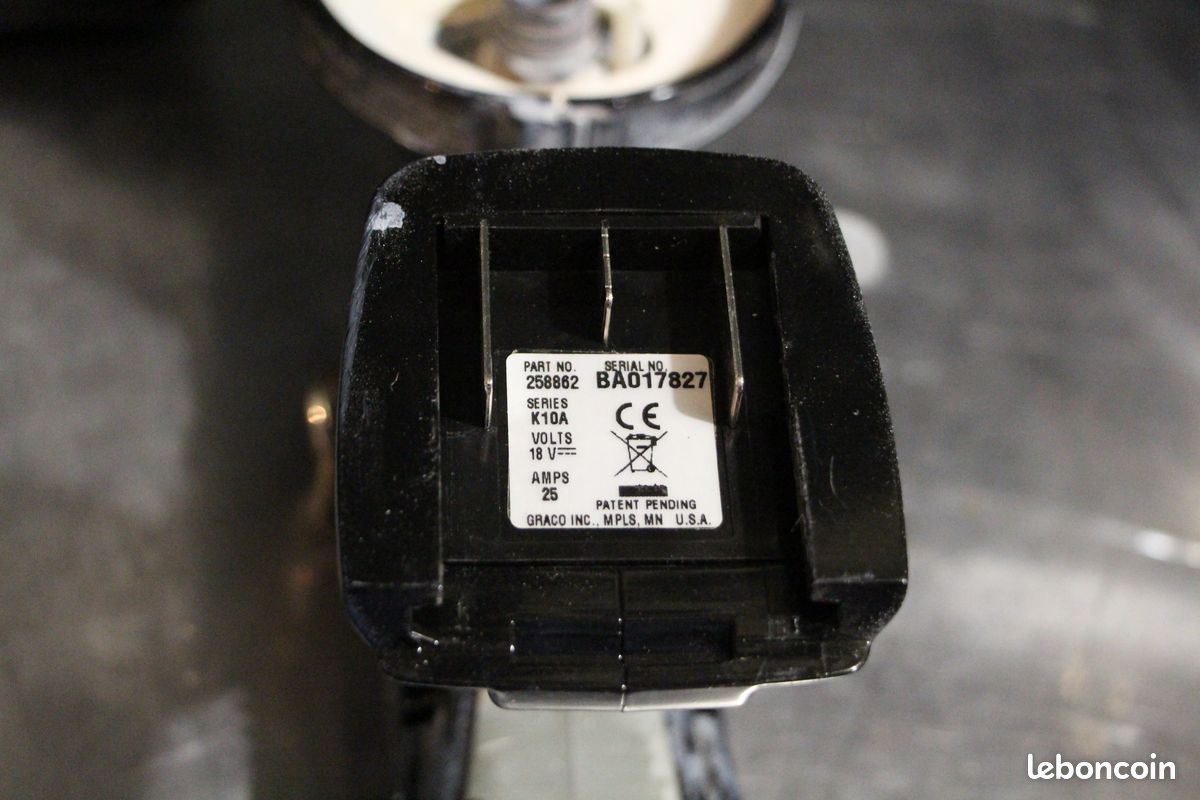 Pistolet à peinture GRACO EASY MAX WP sur batterie mais batteries HS (image 19)