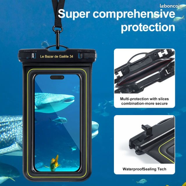 Pochette Etanche Smartphone [ Lot de 2] Pochette Telephone Etanche IPX8