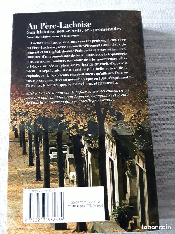 Au PÈRE LACHAISE de Michel DANSEL 📚 (image 2)