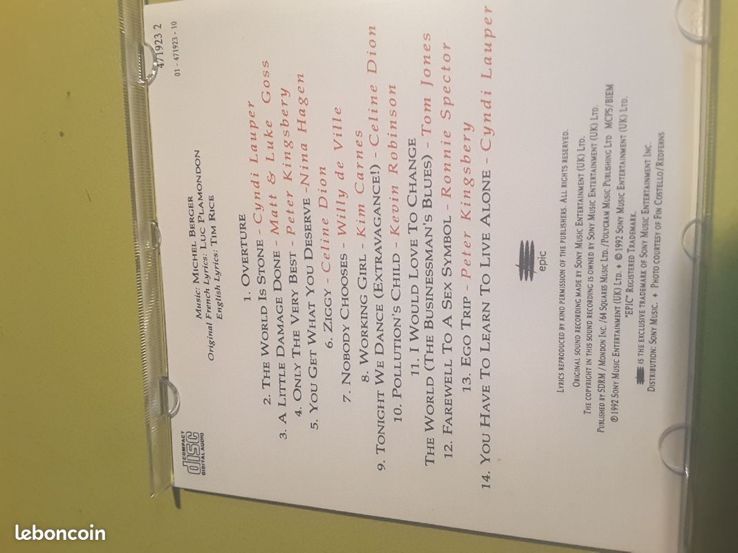 Rv cd tycoon berger plamondon tim rice (image 3)