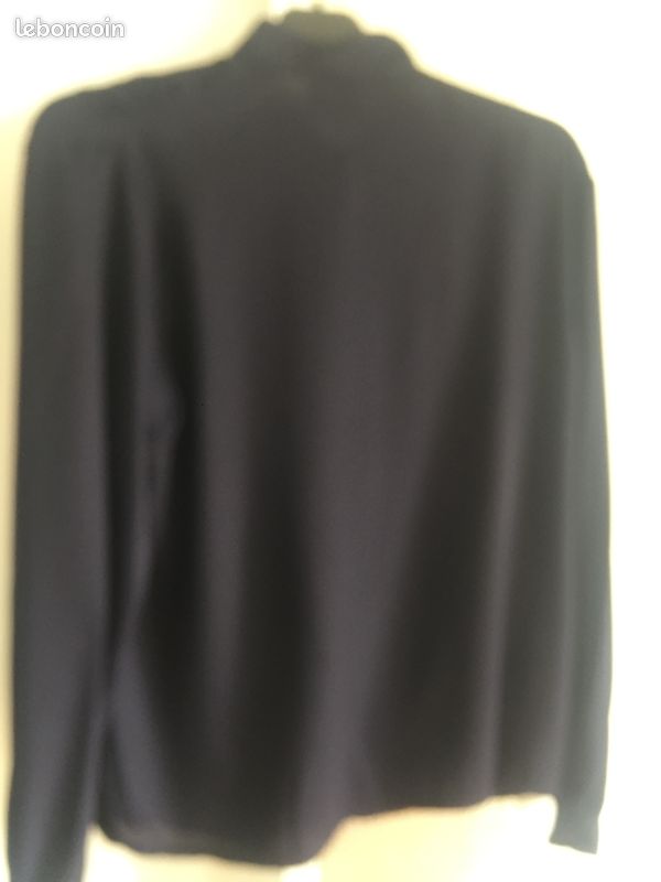 Blouse bleu marine Gérard Pasquier (image 3)