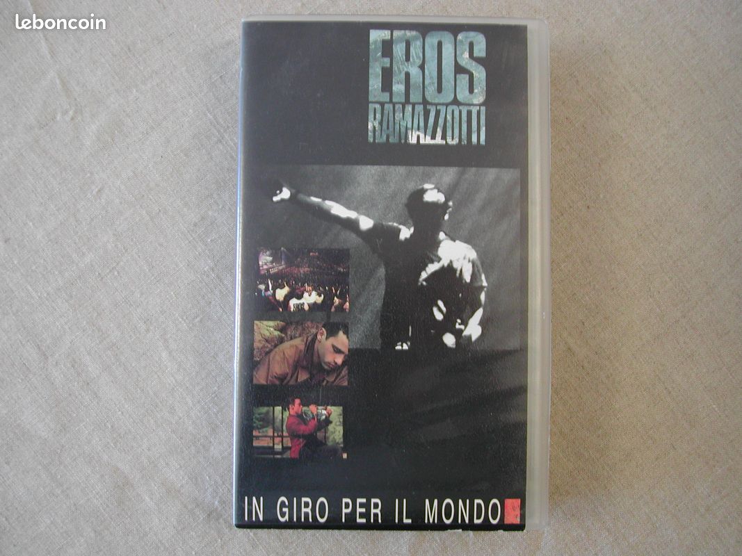 Eros ramazzotti - in giro per il mondo - vhs (image 1)