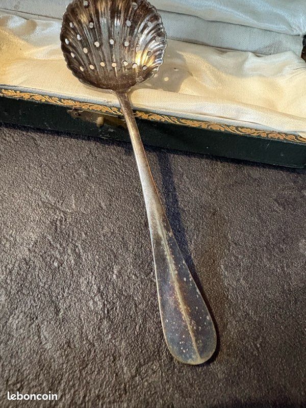 Cuillere dessert argent d'occasion - Arts de la table
