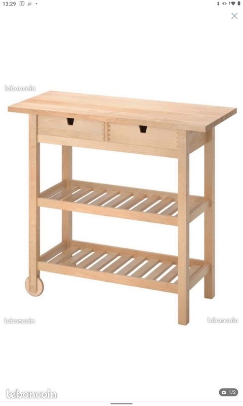FÖRHÖJA Desserte, bouleau - IKEA (image 2)