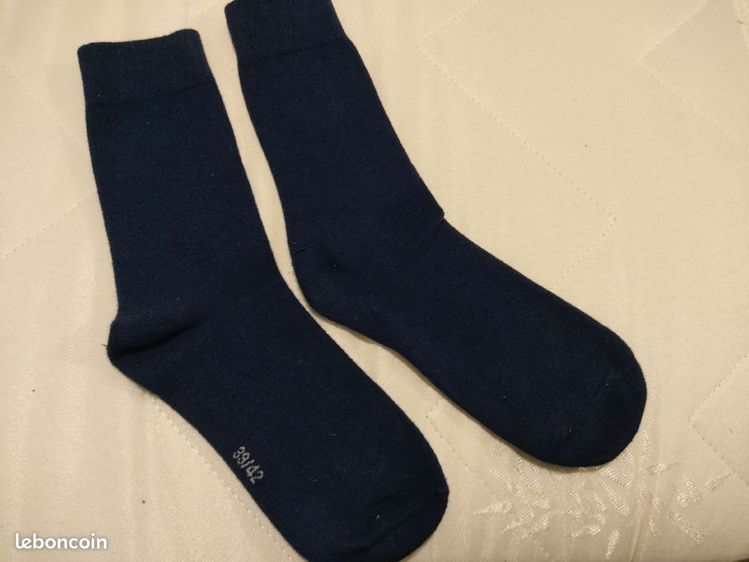Chaussettes homme Bleu marine 39/42 Très bon état (image 1)