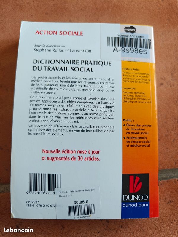 Dunod - Dictionnaire pratique du travail social - éducation spécialisée (image 3)