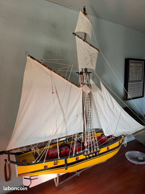 Modèle de bricolage pour la maison Kit de bateau à voile en bois