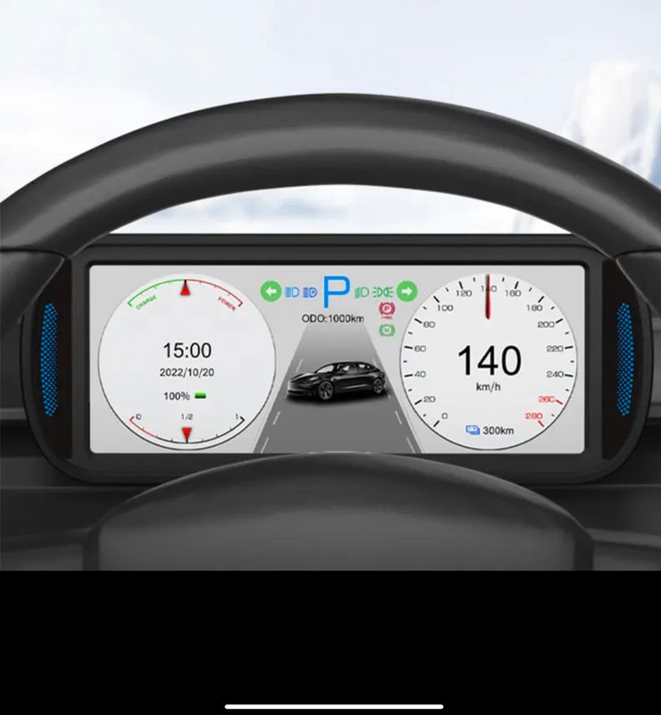 Odomètre de voiture pour Tesla modèle 3/Y, tableau de bord