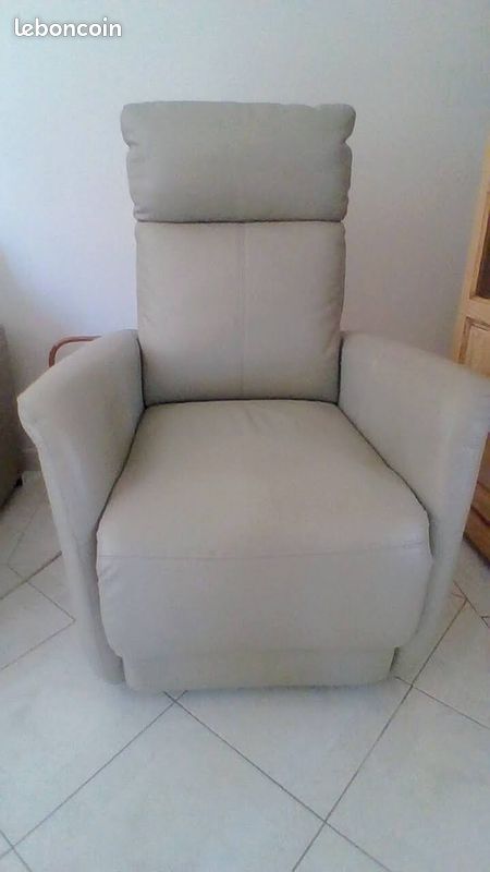 Fauteuil relax en cuir électrique (image 3)