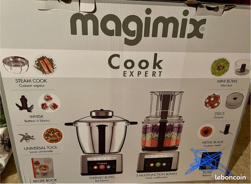Magimix Cook expert avec centrifugeuse et spiral expert (image 1)