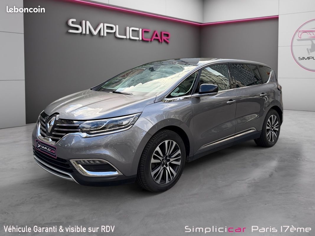 RENAULT ESPACE V dCi 160 Energy Twin Turbo Initiale Paris 7 places EDC sieges ventiles toit panoramique park assist e (image 5)