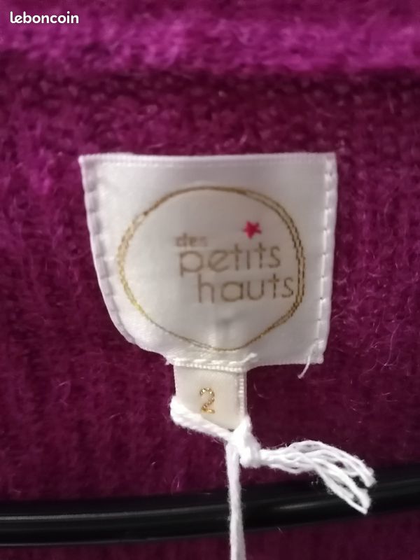 Gilet cardigan femme taille marque des petits hauts Dona Dahlia