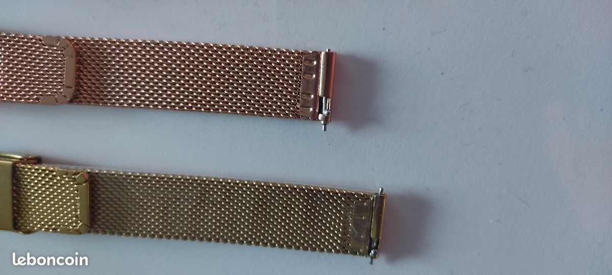 Bracelet montre acier inoxydable entrecorne 18 mm - Occasion - Montres