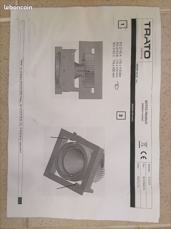 Spot encastré orientable led (image 4)