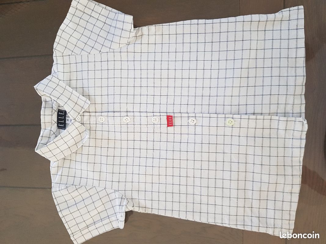 Chemise manches courtes garçon. 4 ans (image 1)