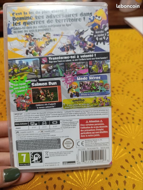 Jeu Switch splatoon2 (image 3)