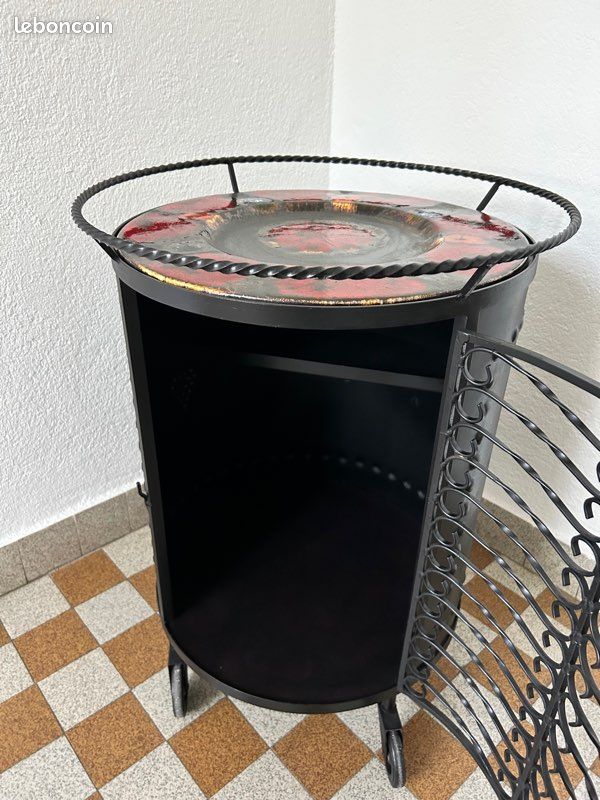 Meuble bar Vallauris années 70 (image 7)