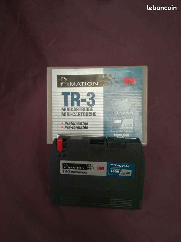 Mini cartouche TR-3 3.2gb (cassette streamer) (image 1)
