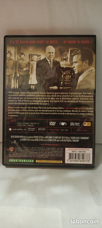 Vend dvd du film " 36 HEURES AVANT LE DEBARQUEMENT " (image 2)