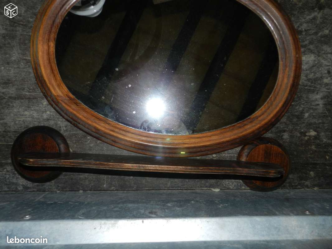 Ensemble miroir etagere apliques (image 1)
