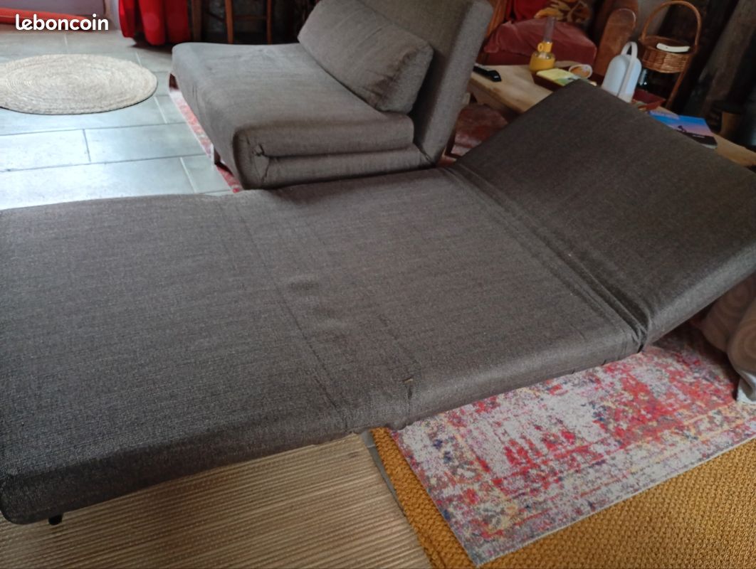 Vend canapé convertible et modulable avec surmatelas (image 6)