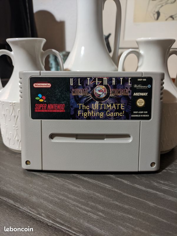 Jeu SNES Ultimate Mortal Kombat - SNSP-A3MP-EUR - État Correct