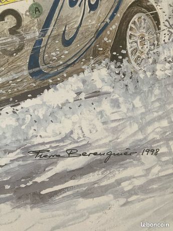Affiche Officielle collection du Rallye de Monte Carlo Historique / 1999