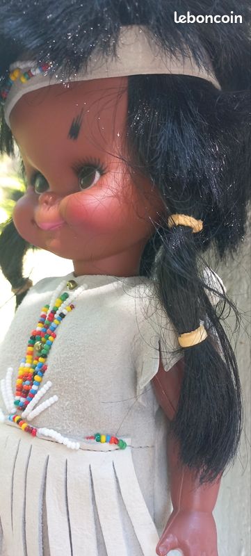 MINI POUPÉE ESQUIMAUX Inuit 12cm Vintage EUR 6,00 - FR