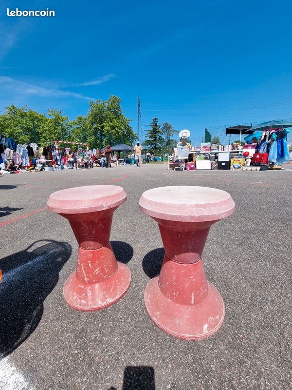 Tabouret vintage Tam Tam (image 1)