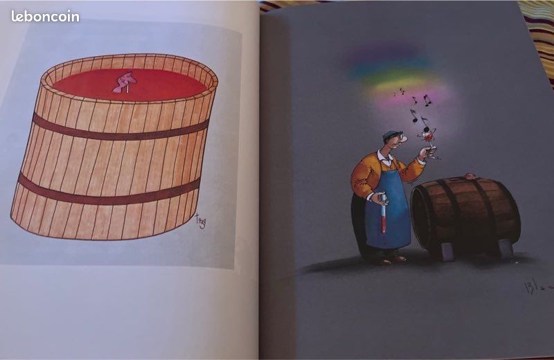 Beau livre dessins et caricatures LE VIN / Livre neuf Éditions Glenat (image 5)
