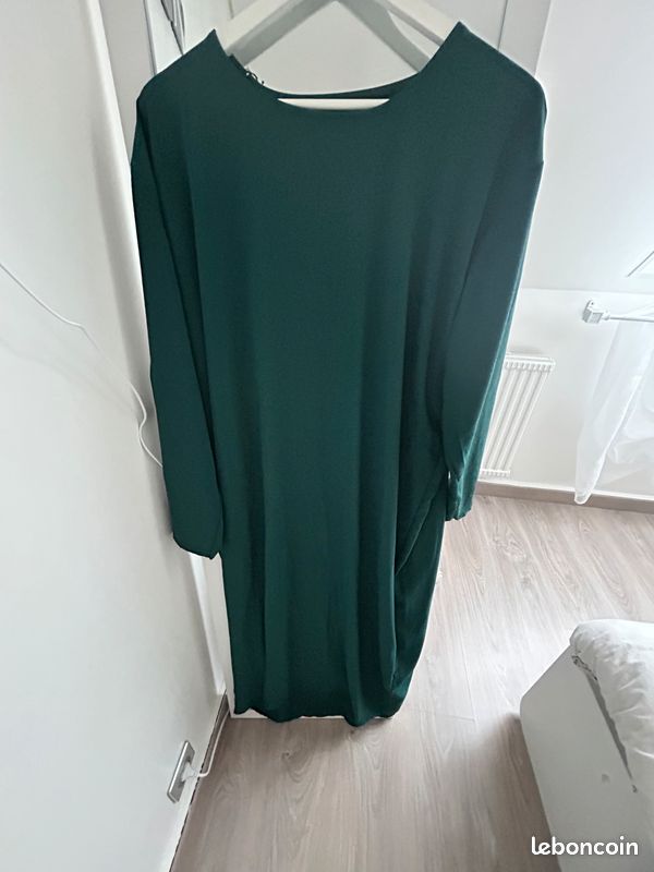 Abaya vert menthe (image 3)