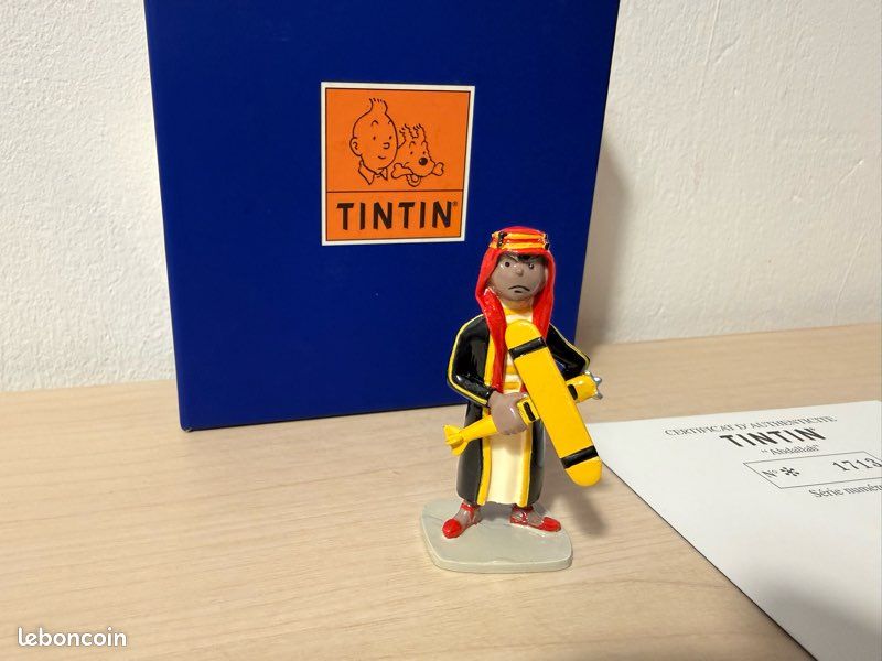 Figurine Pixi Tintin - Abdul - Plomb - Boîte Et Certificat 2019 - Très Bon état