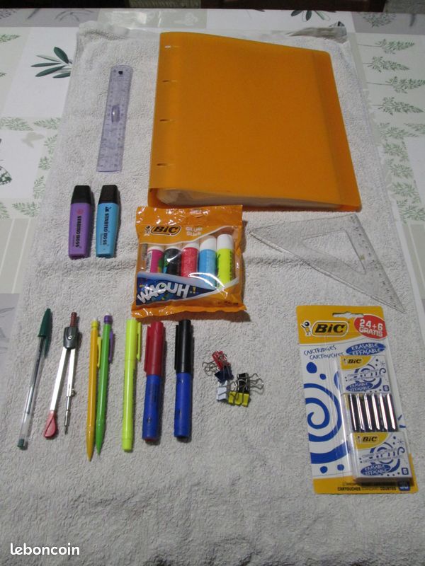 Fournitures scolaires en lot ou à l'unité (image 2)
