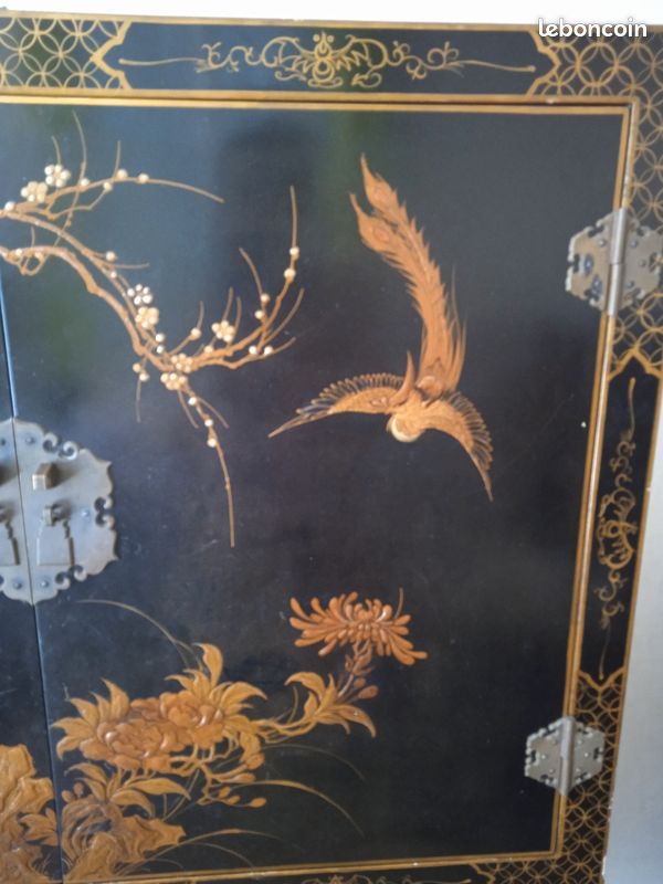 Meuble chinois laqué (image 6)
