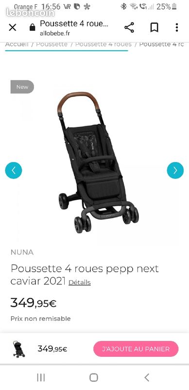 Poussette nuna (image 3)