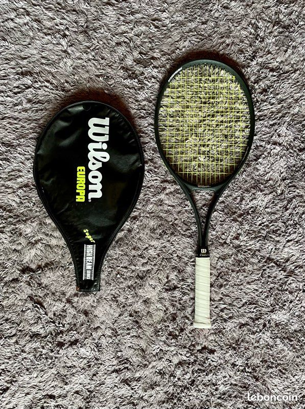 WILSON EUROPA TENNIS Racket Super HIGH Beam Series Mid plus £6.00 - PicClick UK