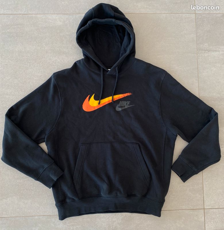 Hoodie Pull Vintage Homme Nike Sweat Nike Orange Homme Pull