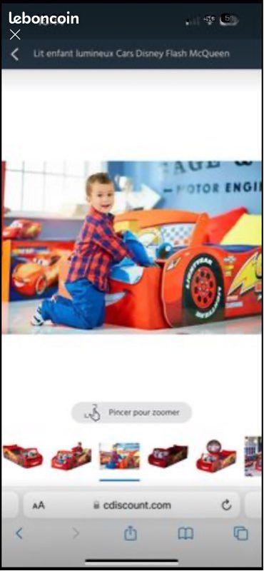 Lit enfant garçon (image 2)