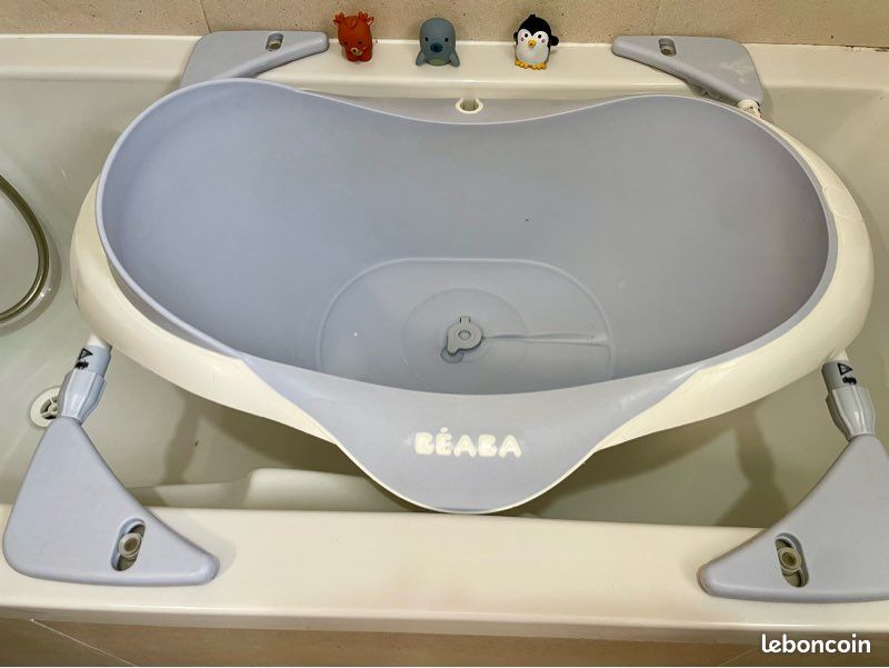 BÉABA Support Rehausseur Pour Baignoire Camélé'O – Confort Dos Parents & Stabilité Maximale – Idéal Bain Bébé
