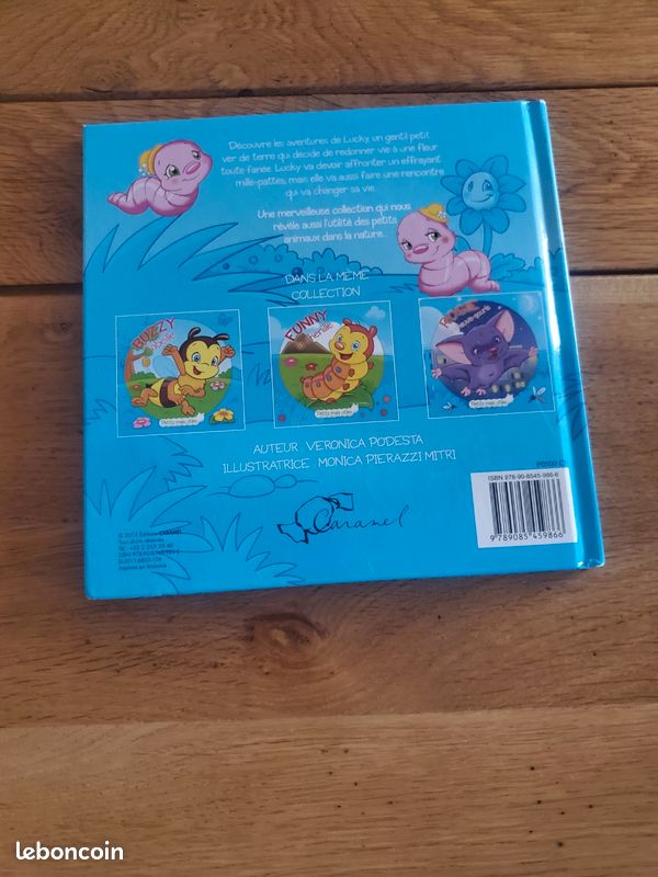 Livre petit enfant bébé Lucky le ver de terre Petits mais utiles (image 2)