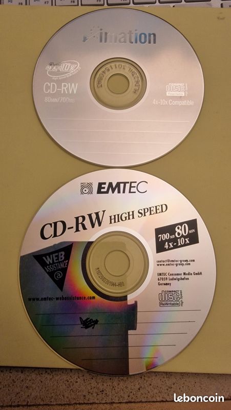 Lot de 6 CD-RW réinscriptibles (image 5)
