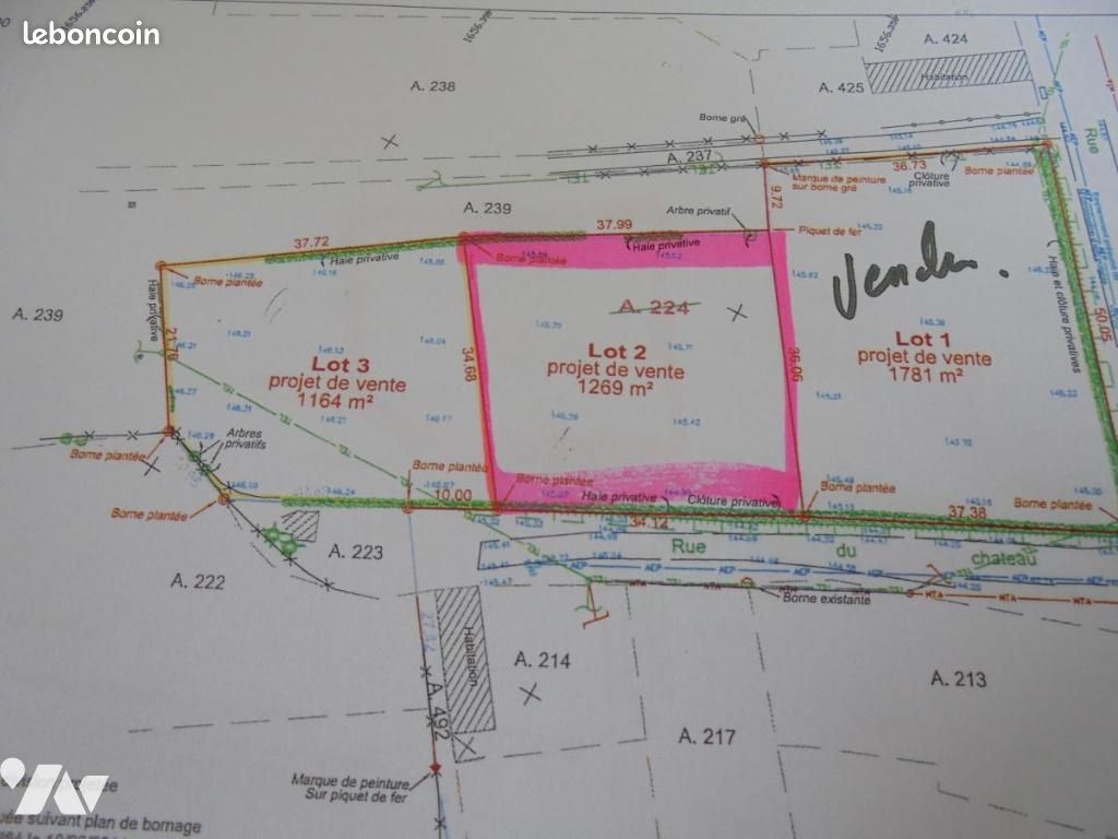 Terrain 1269 m² · à Foufflin-Ricametz · 1 269 m² · 48 240 €