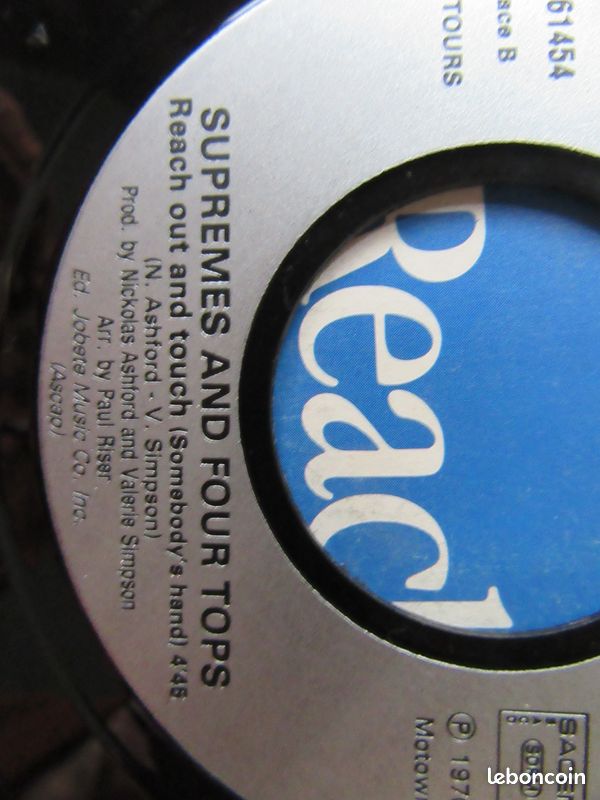 Disque vinyle 45 tours DIANA ROSS Version originale jeux olympiques 84 (image 6)