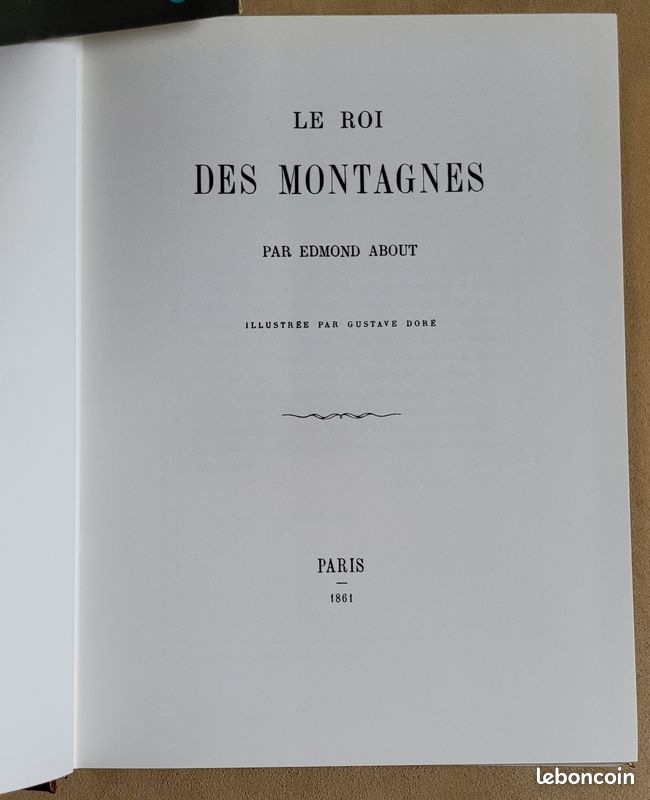Le roi des montagnes. Cinquième édition illustrée par Gustave Doré. von